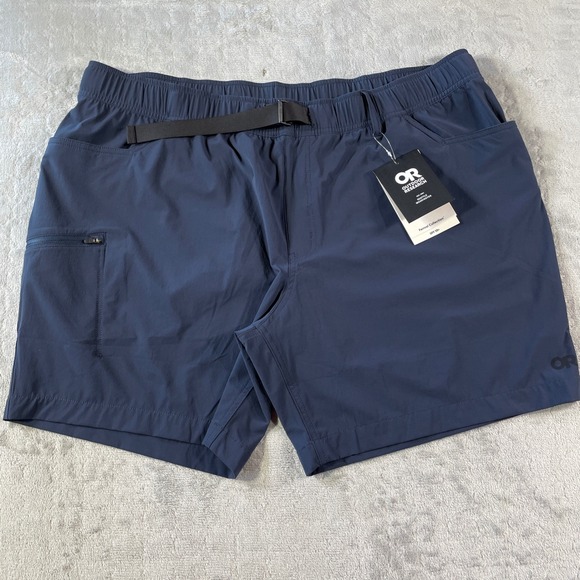 Outdoor Research Shorts Mens XXL Blue Ferris UPF 50  Belted Lightweight Hiking - Picture 1 of 10